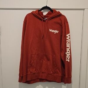 Wrangler Women's Red Hoodie with Logo